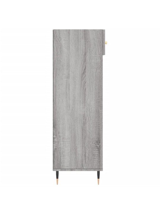Botník šedý sonoma 60 x 35 x 105 cm kompozitní dřevo