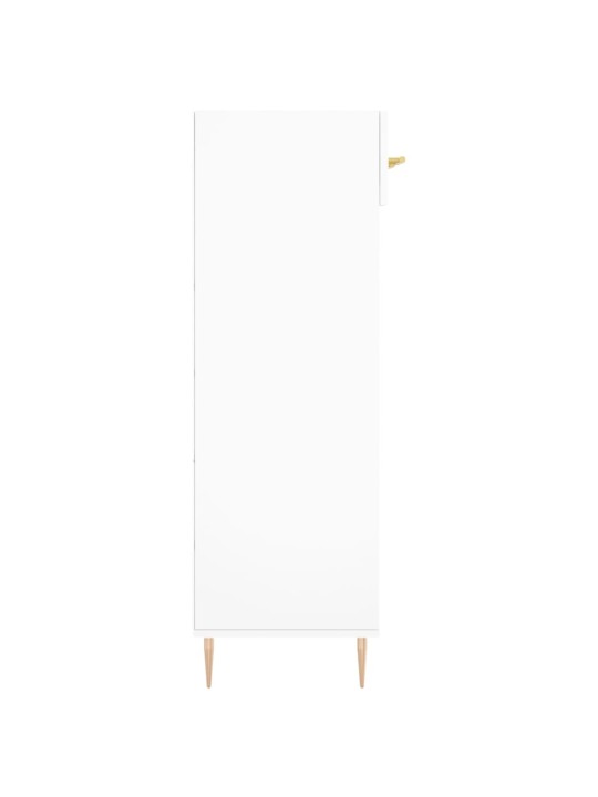 Botník bílý 60 x 35 x 105 cm kompozitní dřevo