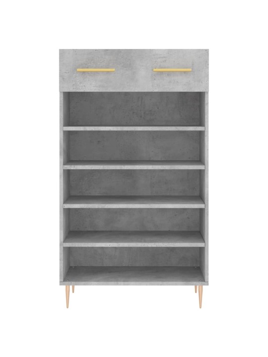 Botník betonově šedý 60 x 35 x 105 cm kompozitní dřevo