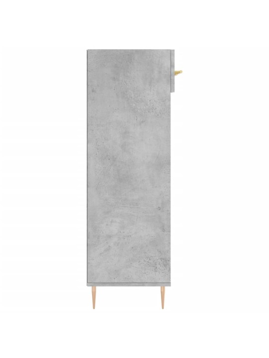 Botník betonově šedý 60 x 35 x 105 cm kompozitní dřevo