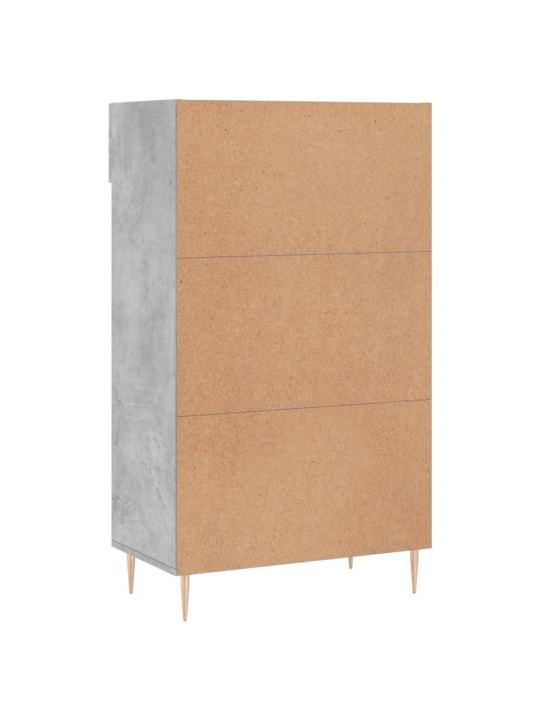 Botník betonově šedý 60 x 35 x 105 cm kompozitní dřevo
