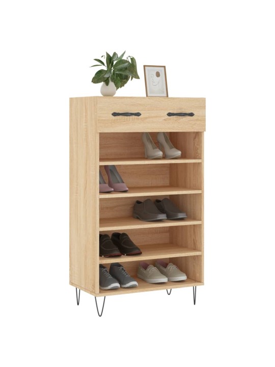 Botník dub sonoma 60 x 35 x 105 cm kompozitní dřevo