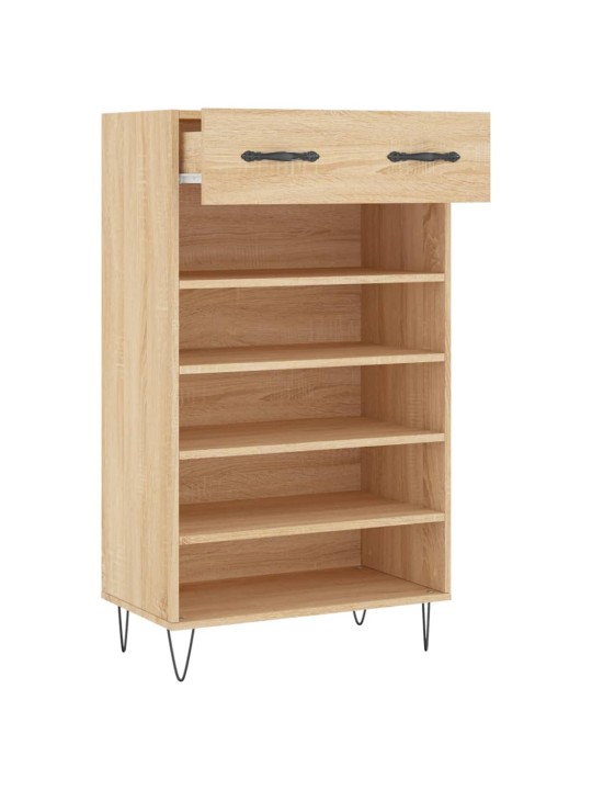 Botník dub sonoma 60 x 35 x 105 cm kompozitní dřevo