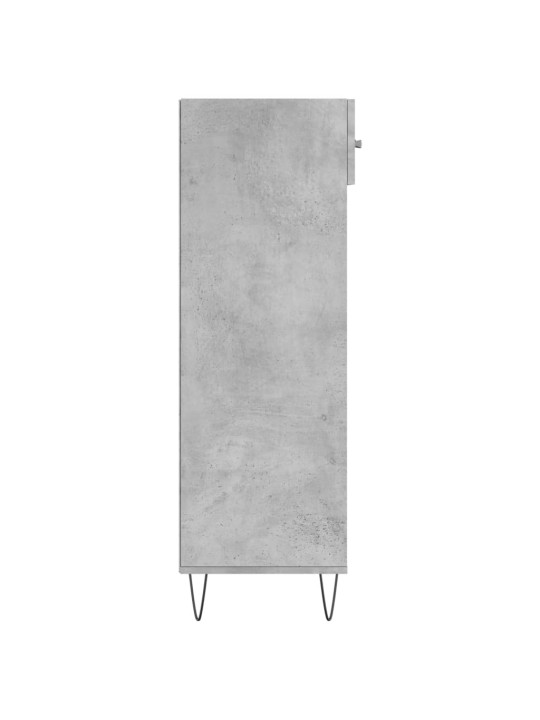 Botník betonově šedý 60 x 35 x 105 cm kompozitní dřevo
