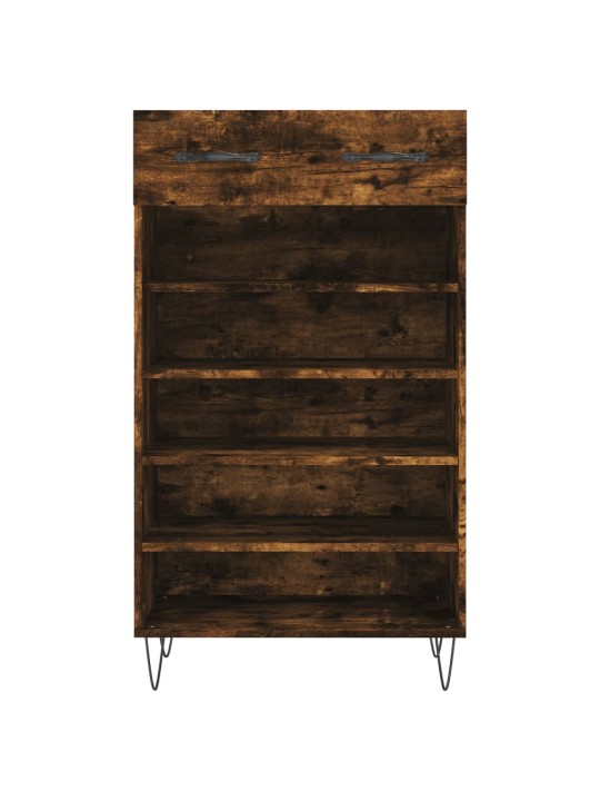 Botník kouřový dub 60 x 35 x 105 cm kompozitní dřevo