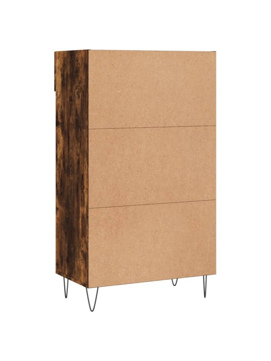 Botník kouřový dub 60 x 35 x 105 cm kompozitní dřevo
