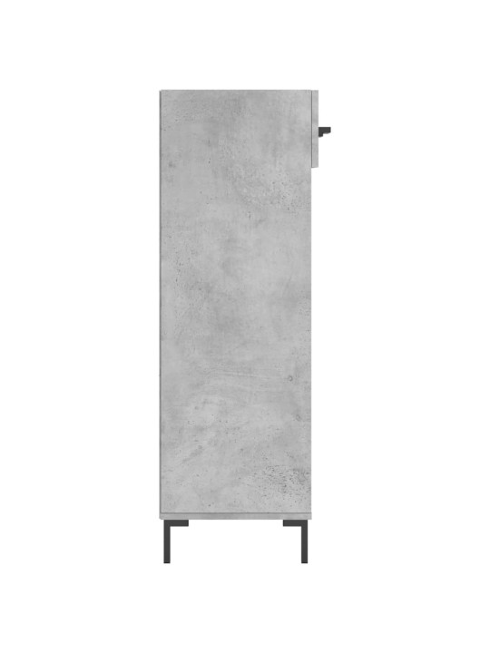 Botník betonově šedý 60 x 35 x 105 cm kompozitní dřevo