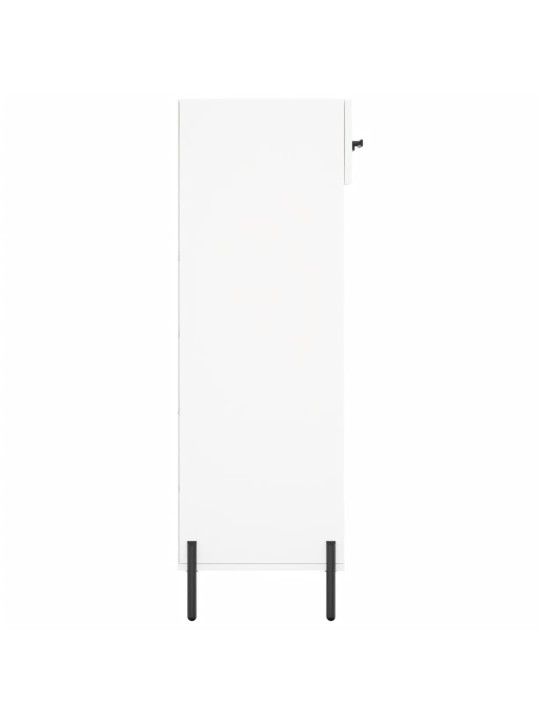 Botník bílý 60 x 35 x 105 cm kompozitní dřevo