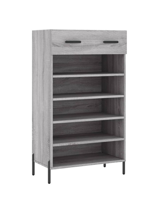 Botník šedý sonoma 60 x 35 x 105 cm kompozitní dřevo
