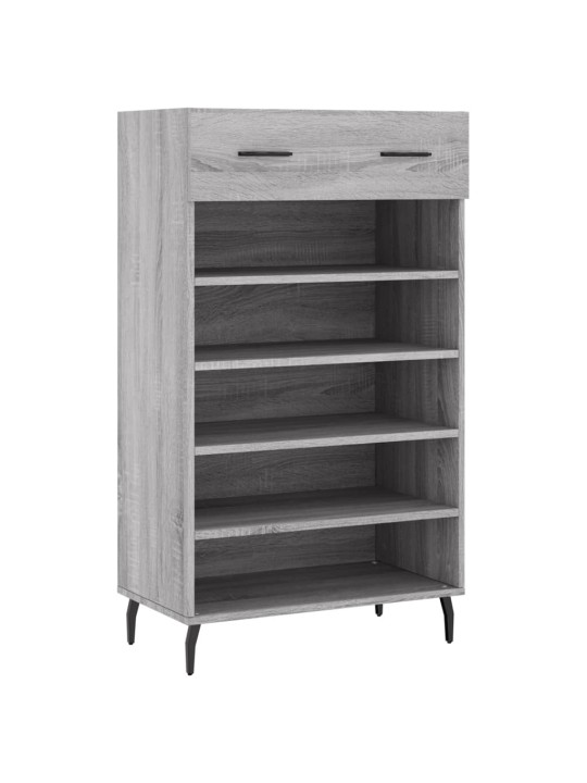 Botník šedý sonoma 60 x 35 x 105 cm kompozitní dřevo
