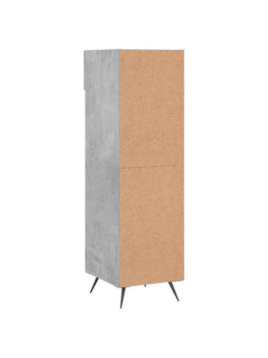 Botník betonově šedý 30 x 35 x 105 cm kompozitní dřevo