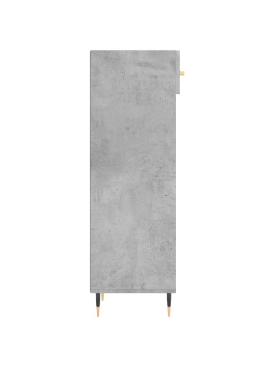 Botník betonově šedý 30 x 35 x 105 cm kompozitní dřevo