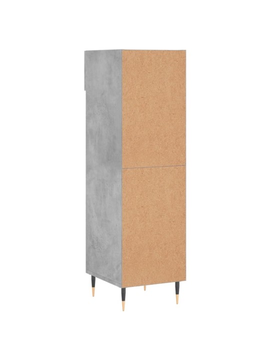 Botník betonově šedý 30 x 35 x 105 cm kompozitní dřevo