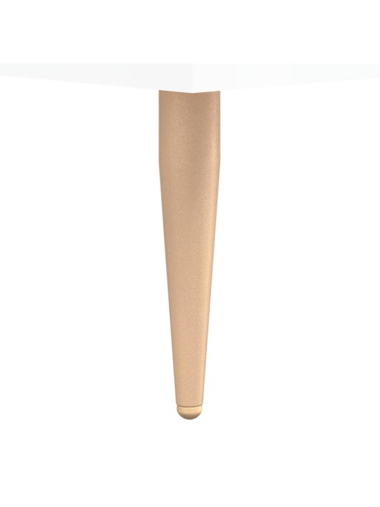 Botník bílý s vysokým leskem 30 x 35 x 105 cm kompozitní dřevo