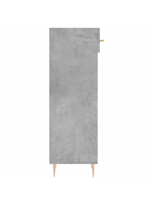 Botník betonově šedý 30 x 35 x 105 cm kompozitní dřevo
