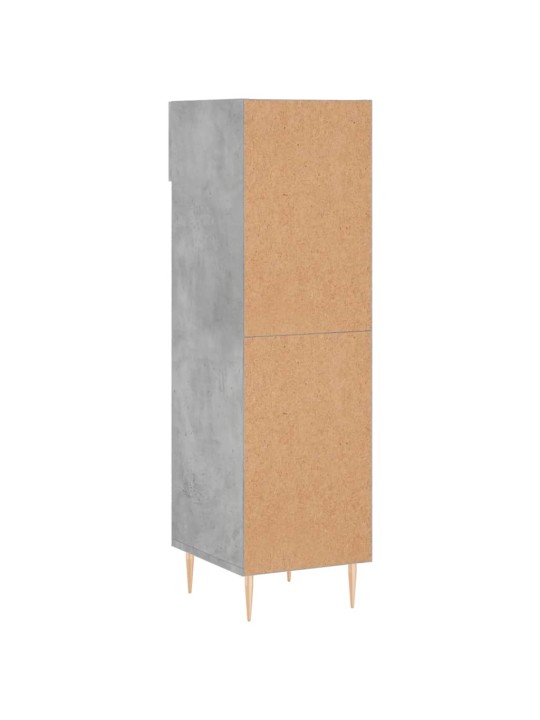 Botník betonově šedý 30 x 35 x 105 cm kompozitní dřevo