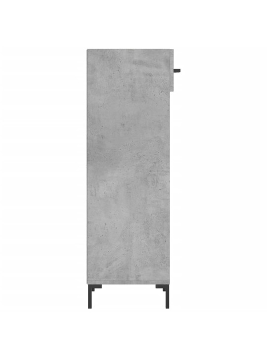 Botník betonově šedý 30 x 35 x 105 cm kompozitní dřevo