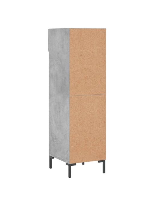 Botník betonově šedý 30 x 35 x 105 cm kompozitní dřevo