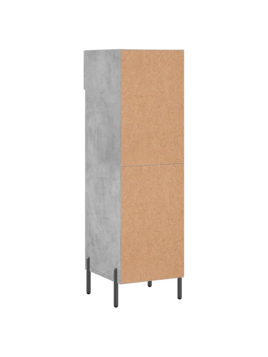 Botník betonově šedý 30 x 35 x 105 cm kompozitní dřevo