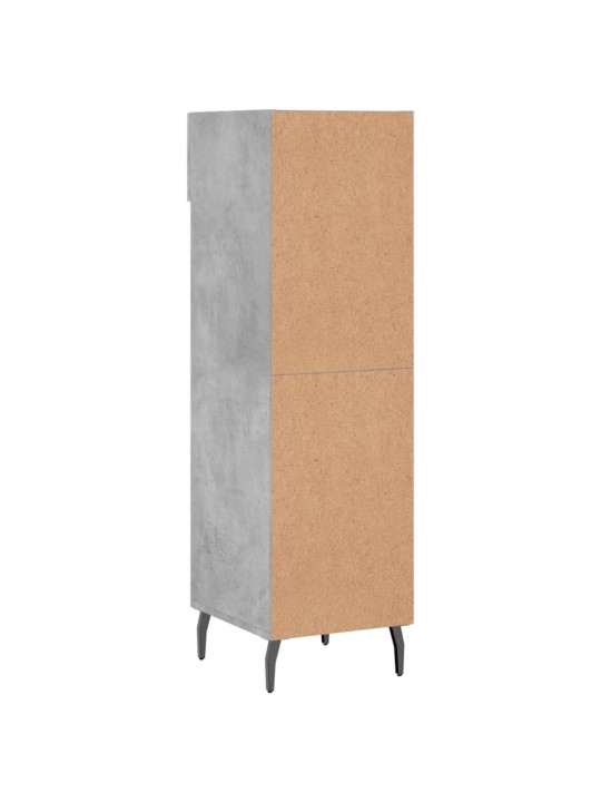 Botník betonově šedý 30 x 35 x 105 cm kompozitní dřevo