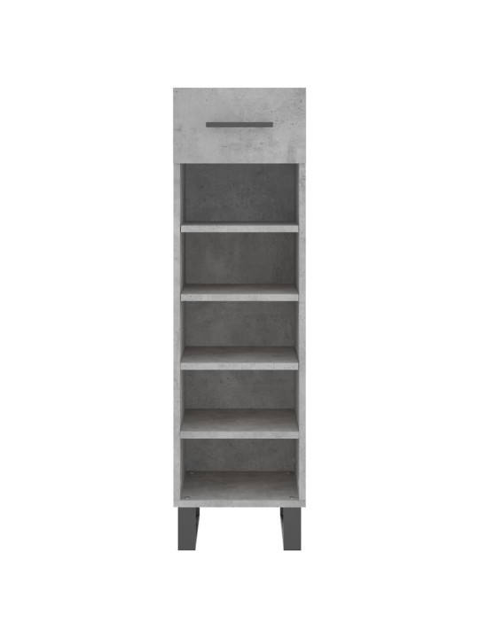 Botník betonově šedý 30 x 35 x 105 cm kompozitní dřevo