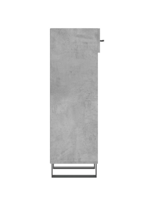 Botník betonově šedý 30 x 35 x 105 cm kompozitní dřevo