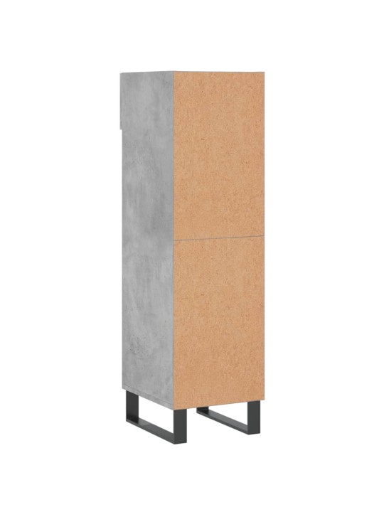 Botník betonově šedý 30 x 35 x 105 cm kompozitní dřevo