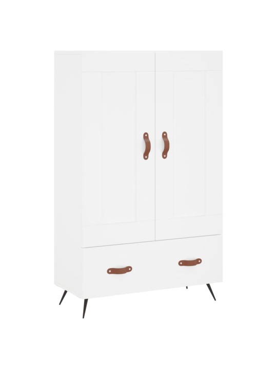 Skříň highboard bílá 69,5 x 31 x 115 cm kompozitní dřevo