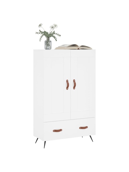 Skříň highboard bílá 69,5 x 31 x 115 cm kompozitní dřevo