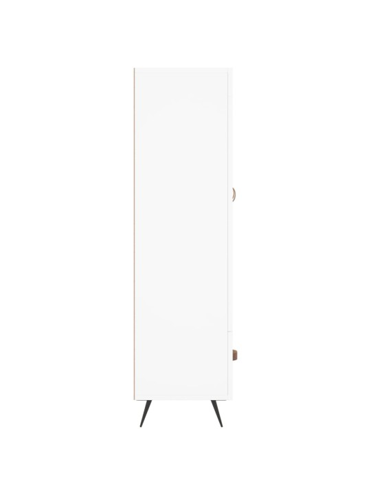 Skříň highboard bílá 69,5 x 31 x 115 cm kompozitní dřevo