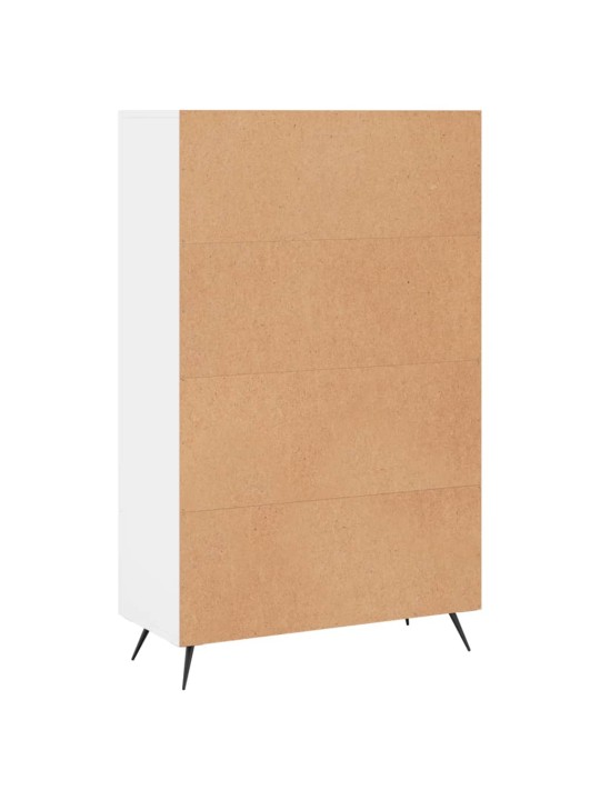 Skříň highboard bílá 69,5 x 31 x 115 cm kompozitní dřevo