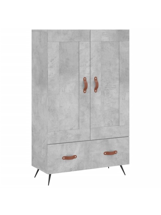 Skříň highboard betonově šedá 69,5x31x115 cm kompozitní dřevo