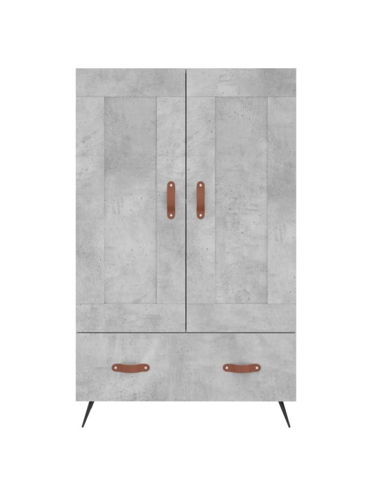 Skříň highboard betonově šedá 69,5x31x115 cm kompozitní dřevo