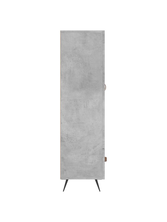 Skříň highboard betonově šedá 69,5x31x115 cm kompozitní dřevo