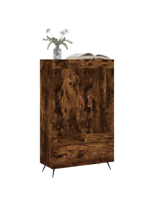 Skříň highboard kouřový dub 69,5 x 31 x 115 cm kompozitní dřevo