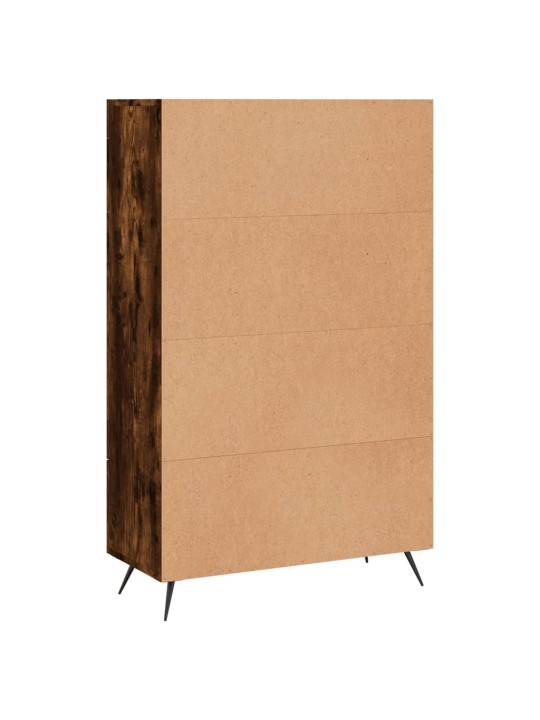 Skříň highboard kouřový dub 69,5 x 31 x 115 cm kompozitní dřevo