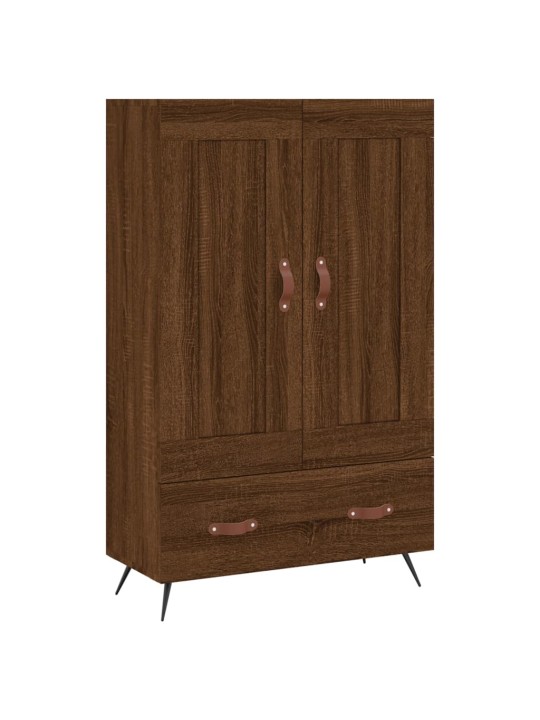 Skříň highboard hnědý dub 69,5 x 31 x 115 cm kompozitní dřevo