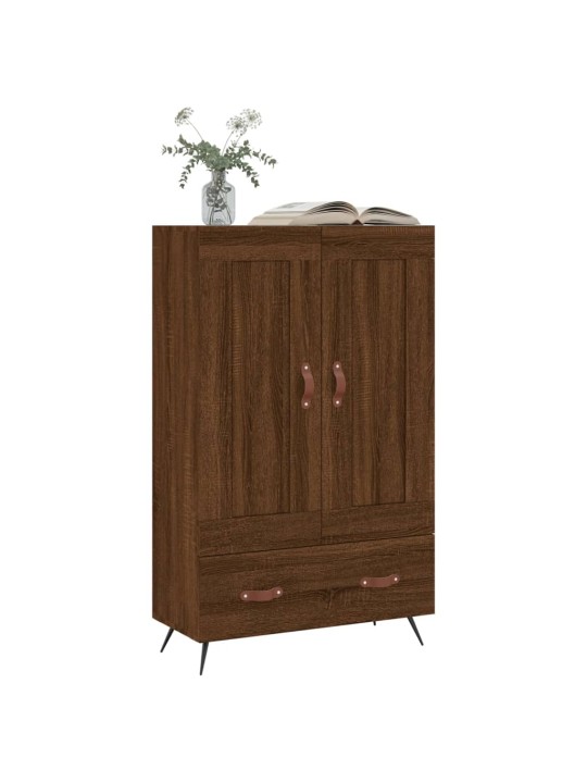 Skříň highboard hnědý dub 69,5 x 31 x 115 cm kompozitní dřevo