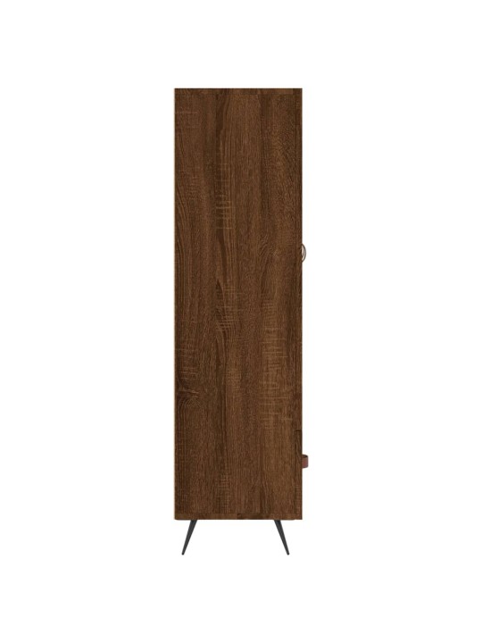Skříň highboard hnědý dub 69,5 x 31 x 115 cm kompozitní dřevo