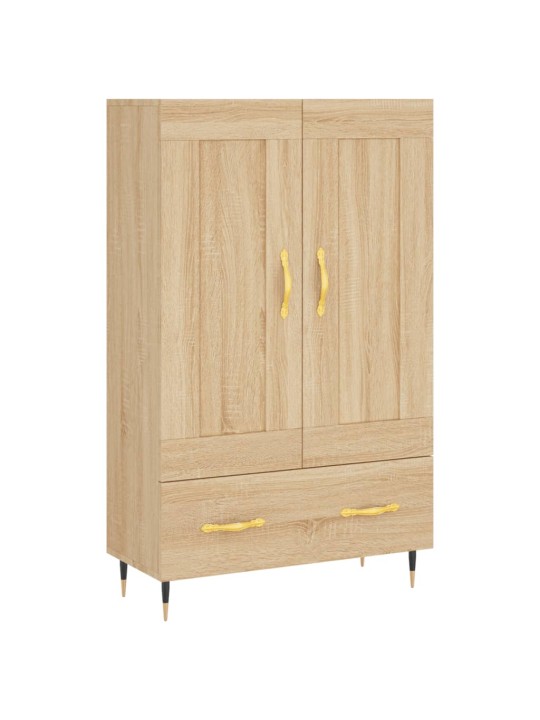 Skříň highboard dub sonoma 69,5 x 31 x 115 cm kompozitní dřevo