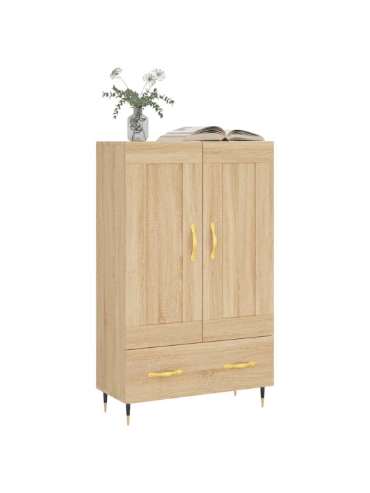 Skříň highboard dub sonoma 69,5 x 31 x 115 cm kompozitní dřevo