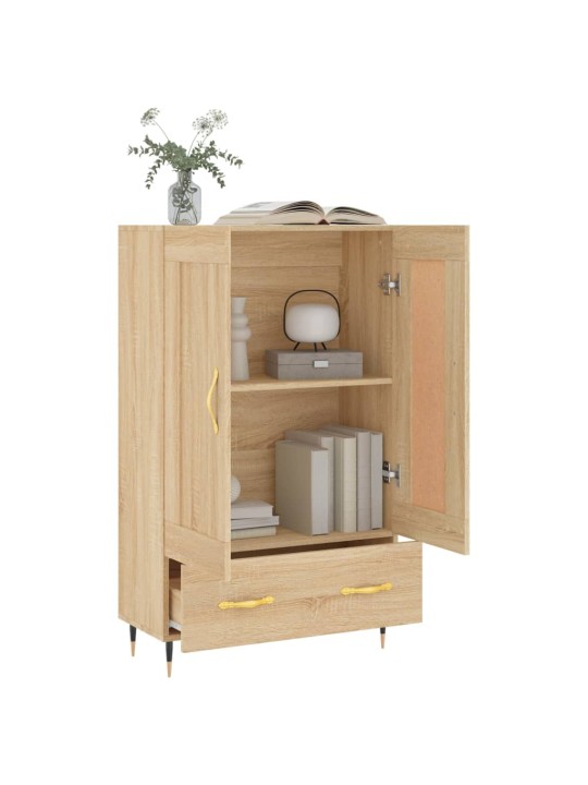 Skříň highboard dub sonoma 69,5 x 31 x 115 cm kompozitní dřevo