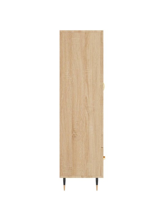 Skříň highboard dub sonoma 69,5 x 31 x 115 cm kompozitní dřevo