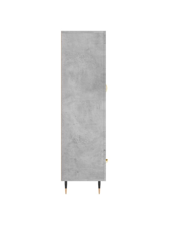 Skříň highboard betonově šedá 69,5x31x115 cm kompozitní dřevo