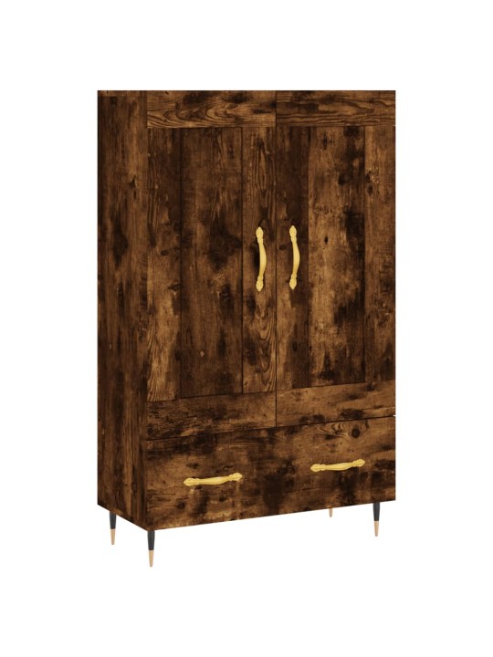 Skříň highboard kouřový dub 69,5 x 31 x 115 cm kompozitní dřevo