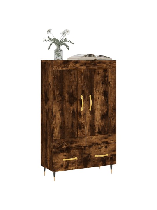 Skříň highboard kouřový dub 69,5 x 31 x 115 cm kompozitní dřevo