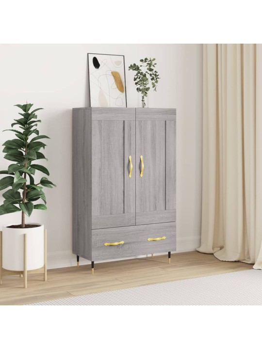 Skříň highboard šedá sonoma 69,5 x 31 x 115 cm kompozitní dřevo