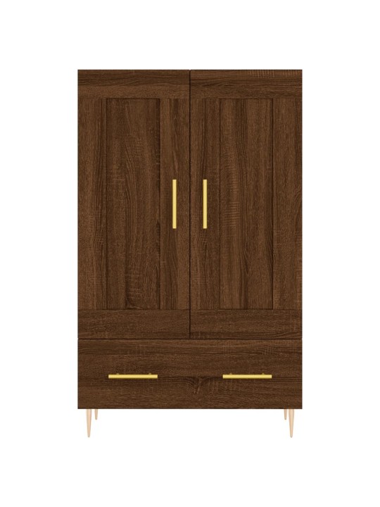 Skříň highboard hnědý dub 69,5 x 31 x 115 cm kompozitní dřevo