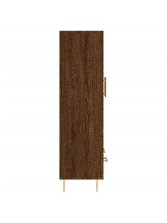 Skříň highboard hnědý dub 69,5 x 31 x 115 cm kompozitní dřevo
