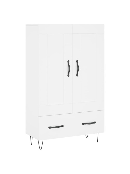 Skříň highboard bílá 69,5 x 31 x 115 cm kompozitní dřevo